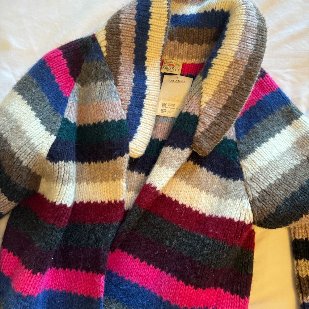 NWT Faherty Custom baby wool sweater